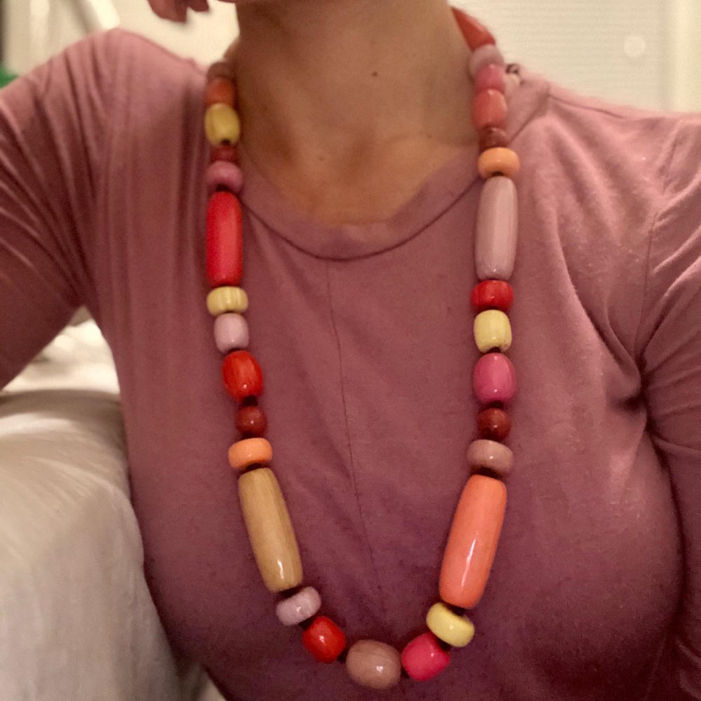 Very Unique & Antique Resin Necklace Multicolor❤️